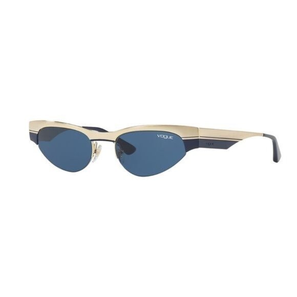VOGUE EYEWEAR VO4105S Sunglasses in Blue / Blue / Solid Color - Picture 1 of 6